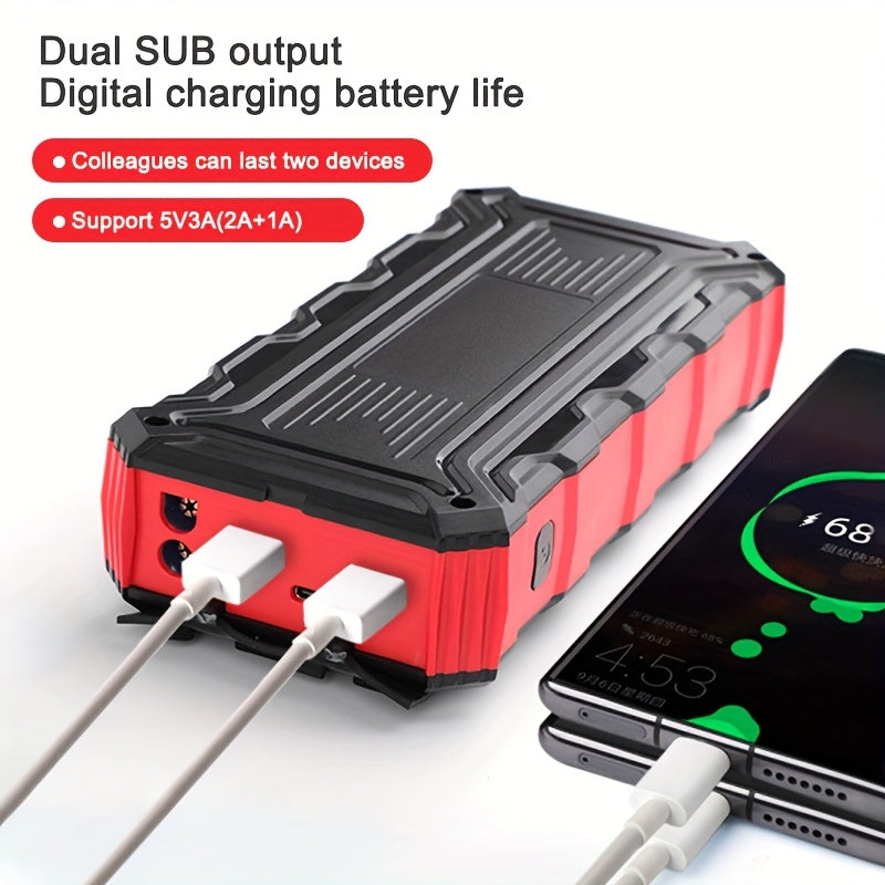 kopuo  Portable Emergency Car Starter ,Car Emergency Start Power Bank with Display