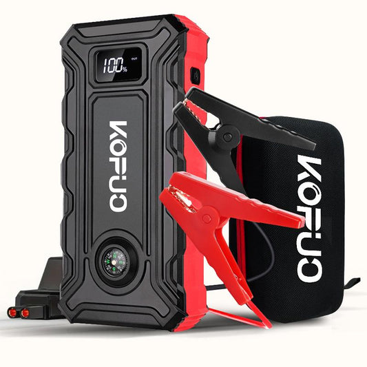 kopuo  Portable Emergency Car Starter ,Car Emergency Start Power Bank with Display