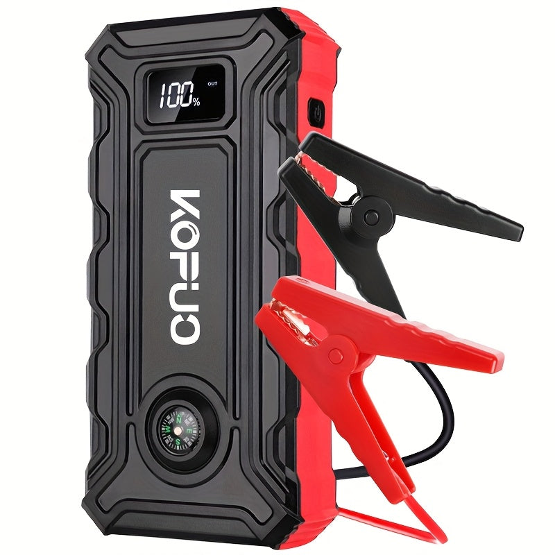 kopuo  Portable Emergency Car Starter ,Car Emergency Start Power Bank with Display