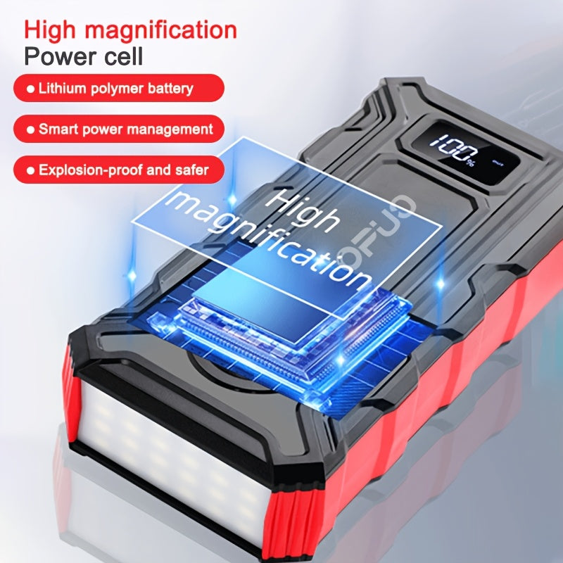 kopuo  Portable Emergency Car Starter ,Car Emergency Start Power Bank with Display