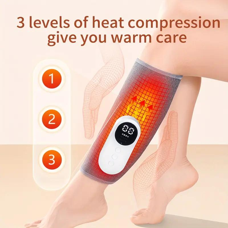 Single Foot Electric Fitness Massager, Leg Fitness Rechargeable Calf Air Bag Relaxes Calf Muscles, Suitable for Calf Vibration and Muscle Relaxation after Running for Men and Women